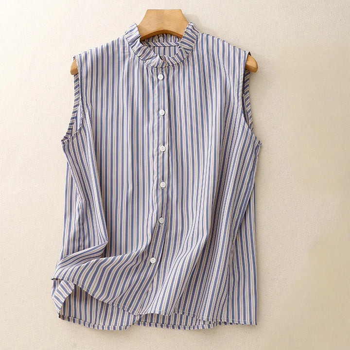 NANCY LINEN TOP