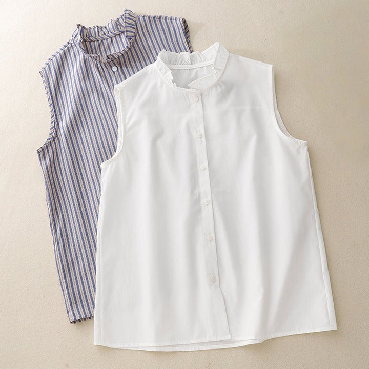 NANCY LINEN TOP