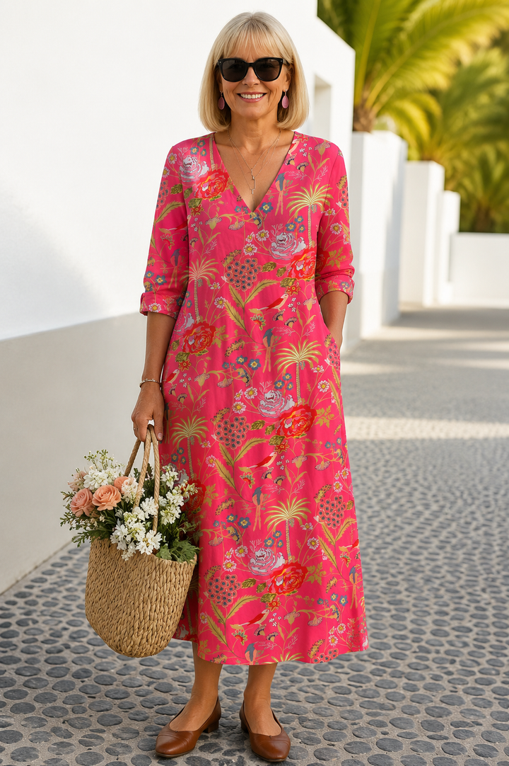 Esme | Casual Midi Dress for Everyday Wear