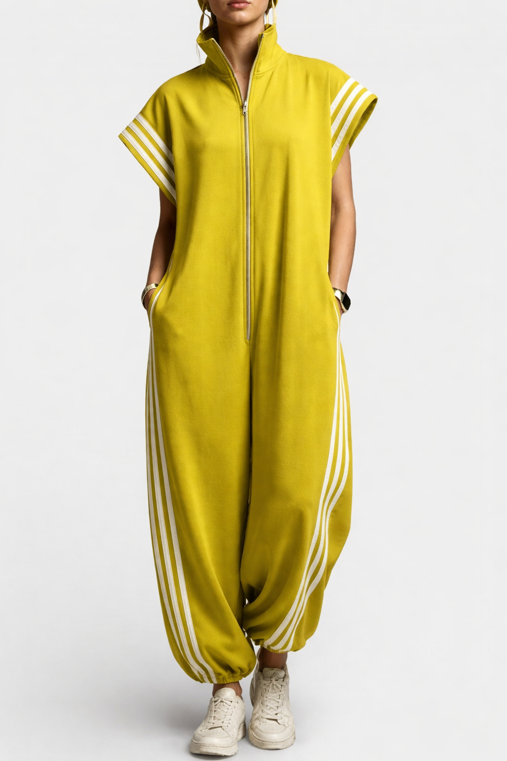 Bella | Zip Neck Jumpsuit