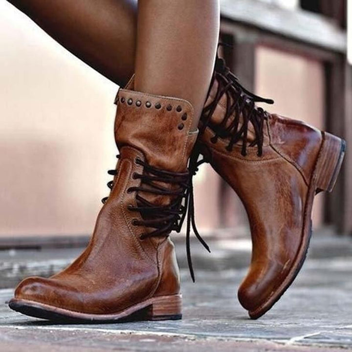 Emily| Vintage Look Boots