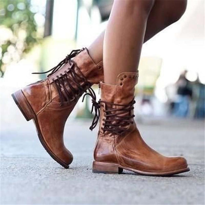 Laura | Vintage Look Boots