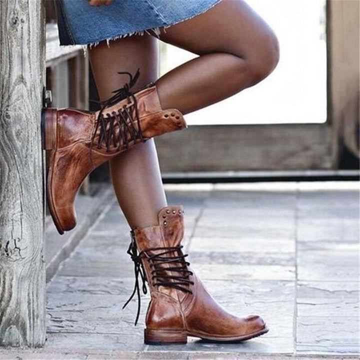 Emily| Vintage Look Boots