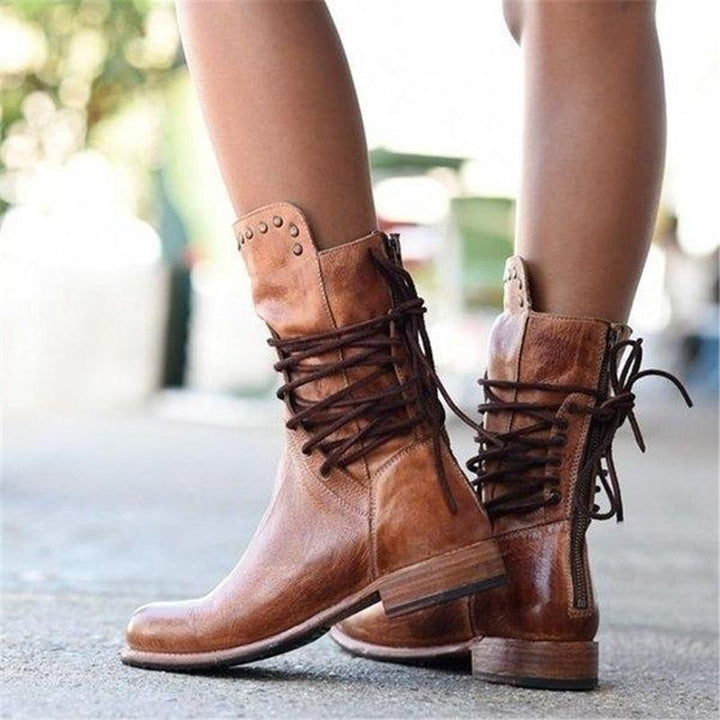 Emily| Vintage Look Boots