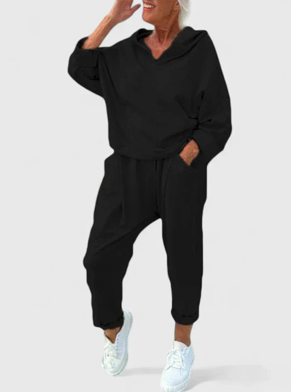 Sally | Comfortable Hooded Sweatshirt Set