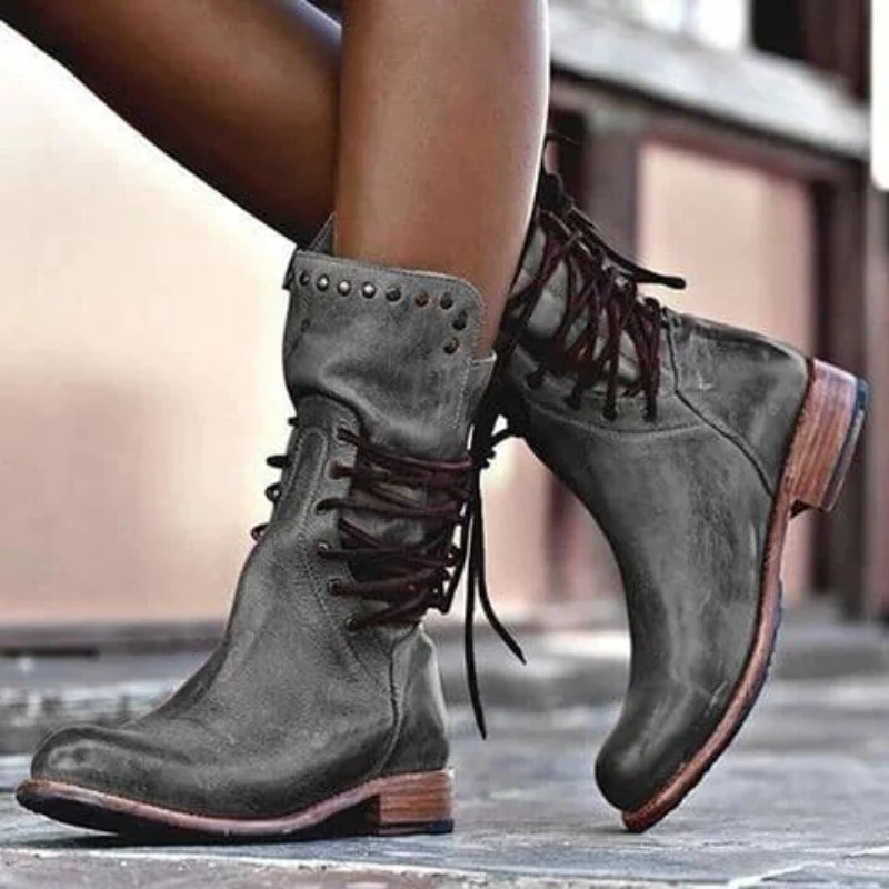 Emily| Vintage Look Boots