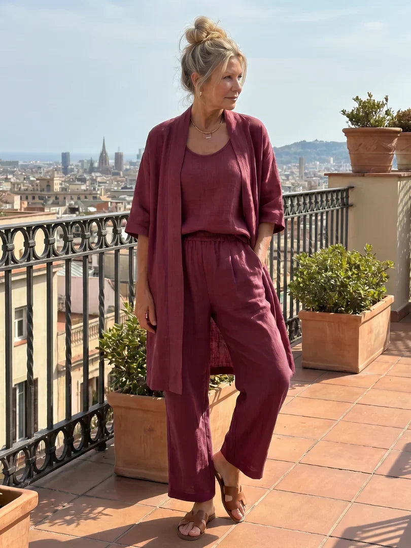 Hazel | Lightweight Linen Set