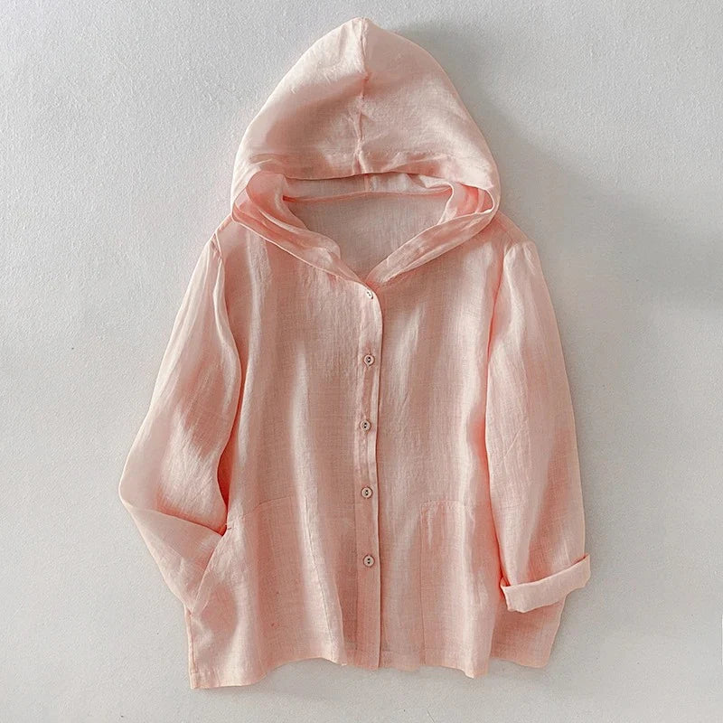 LIVA LINEN HOODIE