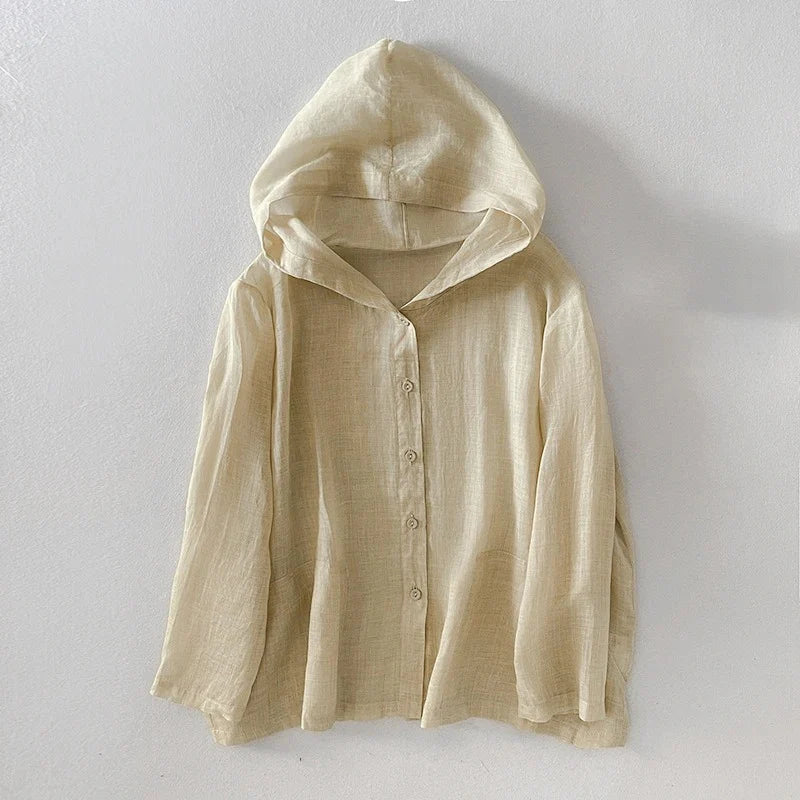 LIVA LINEN HOODIE