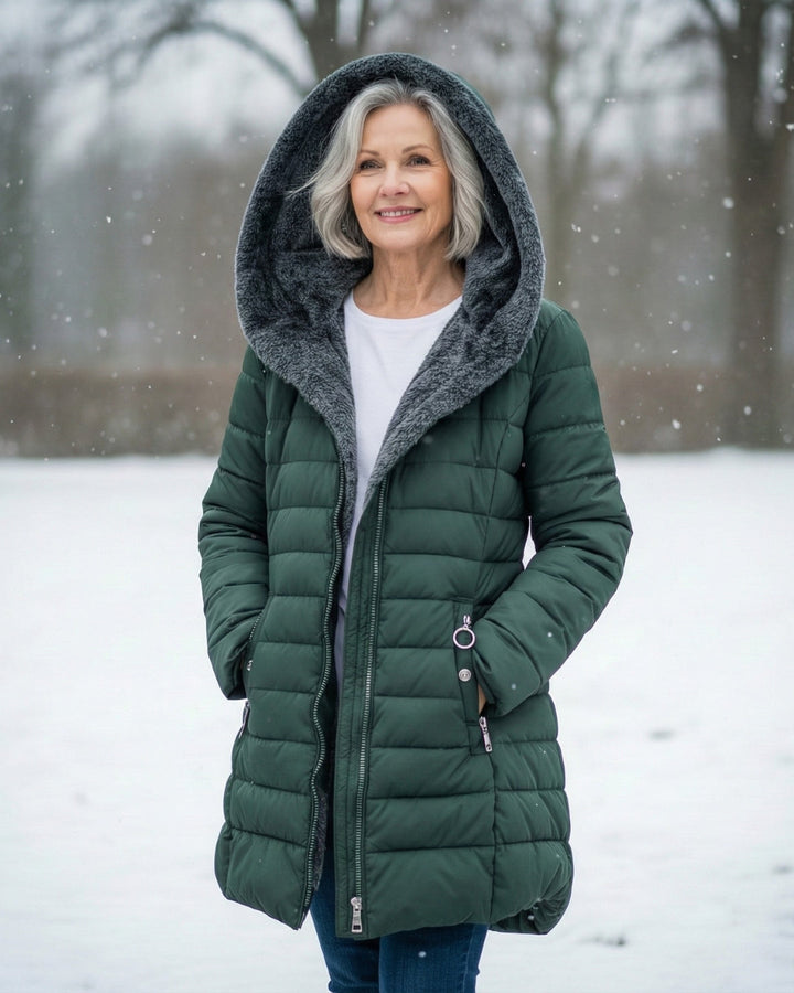 Camellia | Fleece Lined Puffer Coat