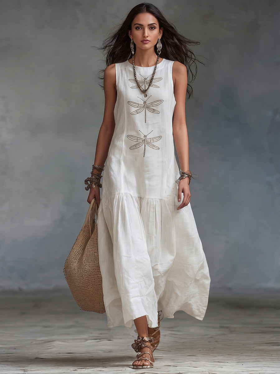Amara - Elegant Sleeveless Maxi Dress