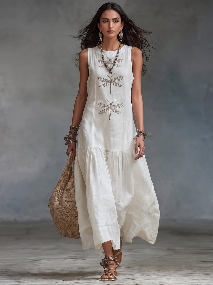 Amara - Elegant Sleeveless Maxi Dress