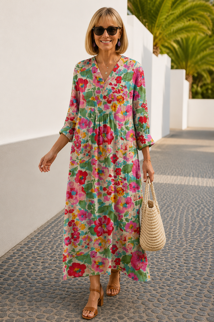Elsie | Casual Midi Dress for Everyday Wear