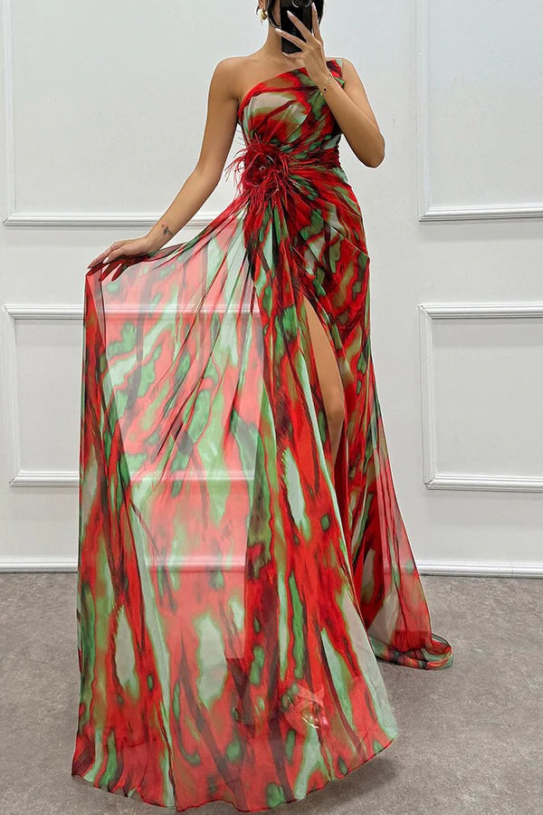 Lorna | Vibrant Draped Dress