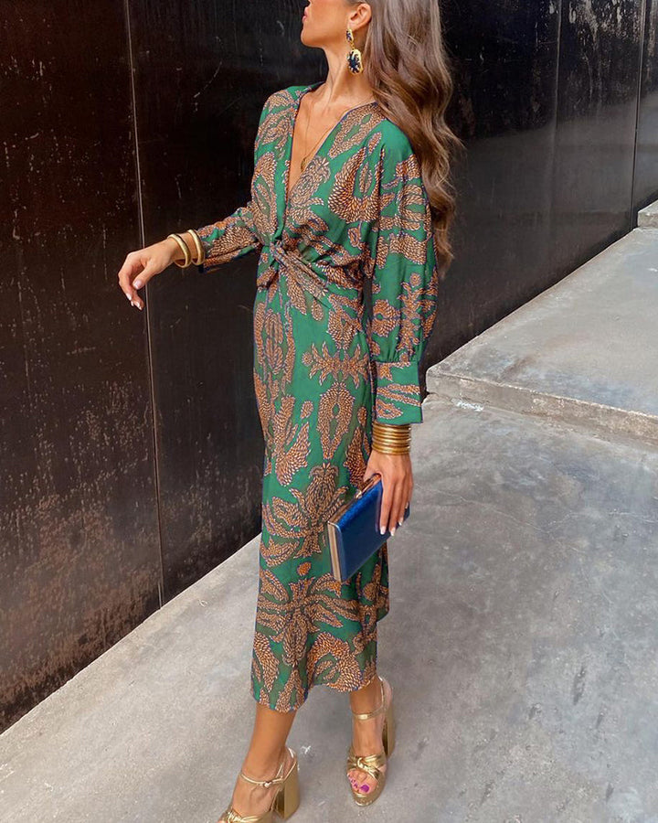 Aubrey | Women’s Wedding Guest A-Line Maxi Dress