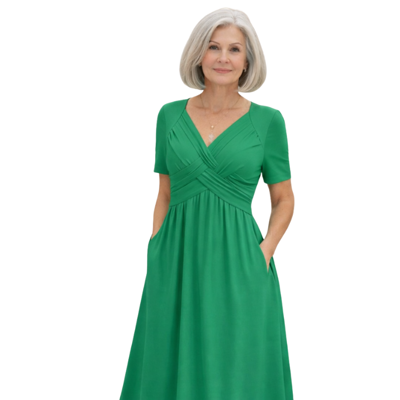 Midi Dress with Tummy Control