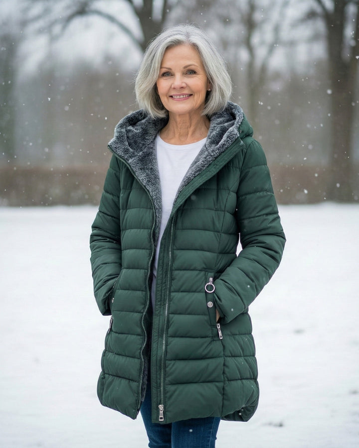 Camellia | Fleece Lined Puffer Coat