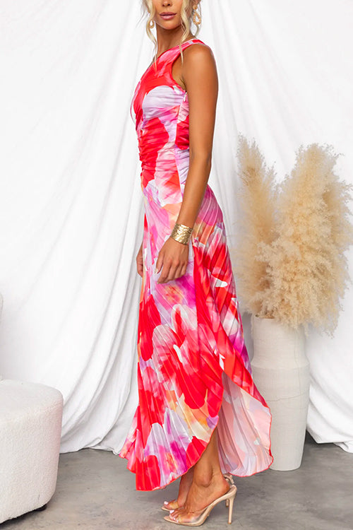 Celeste | Vibrant Tropical Evening Dress