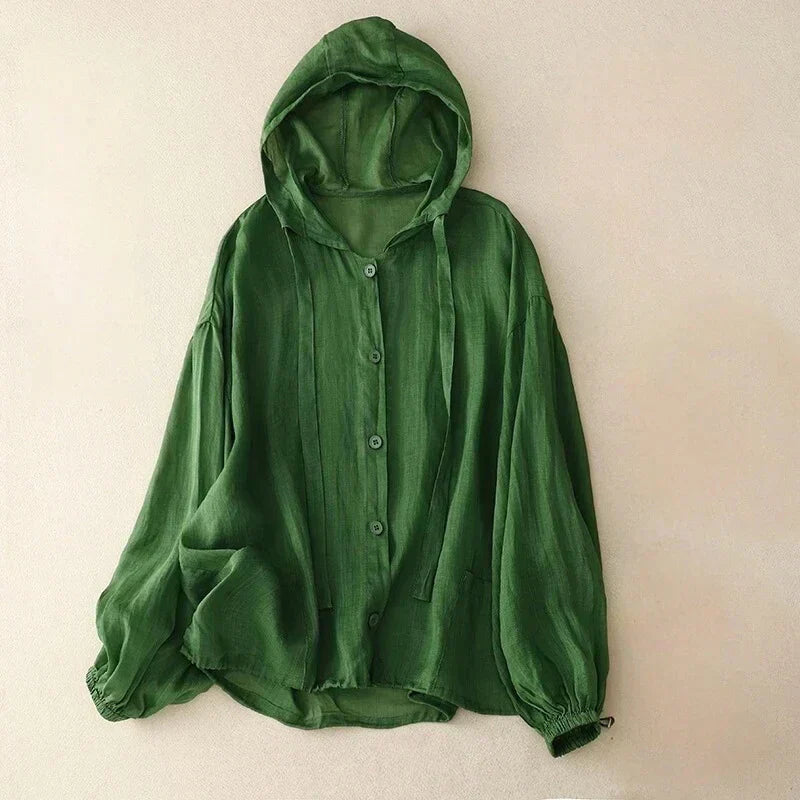 ARTERA LINEN HOODIE