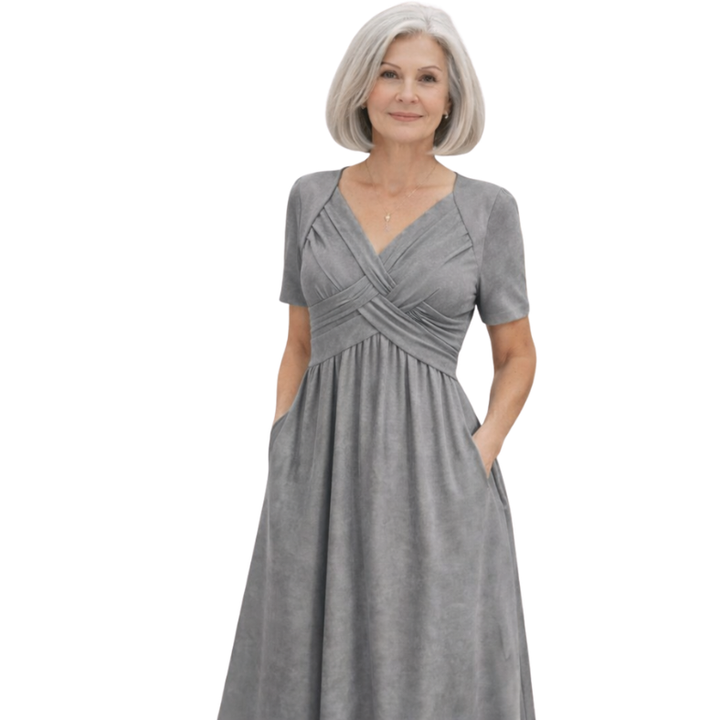 Midi Dress with Tummy Control