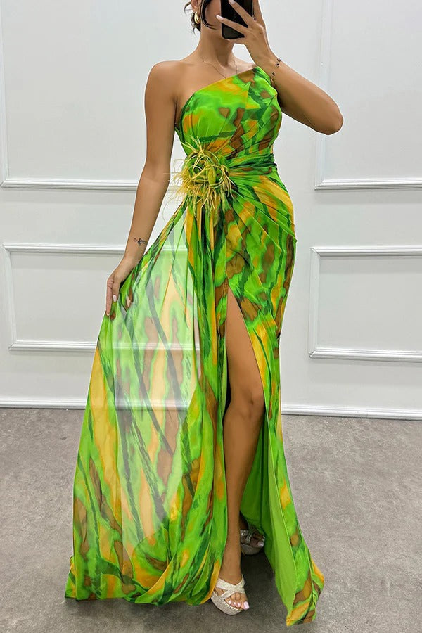Lorna | Vibrant Draped Dress