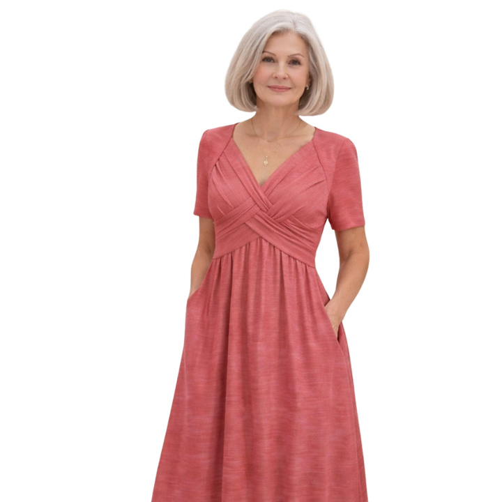 Midi Dress with Tummy Control