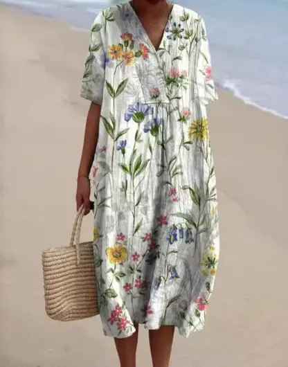 Fenna™ | Summer Breeze Printed Dress