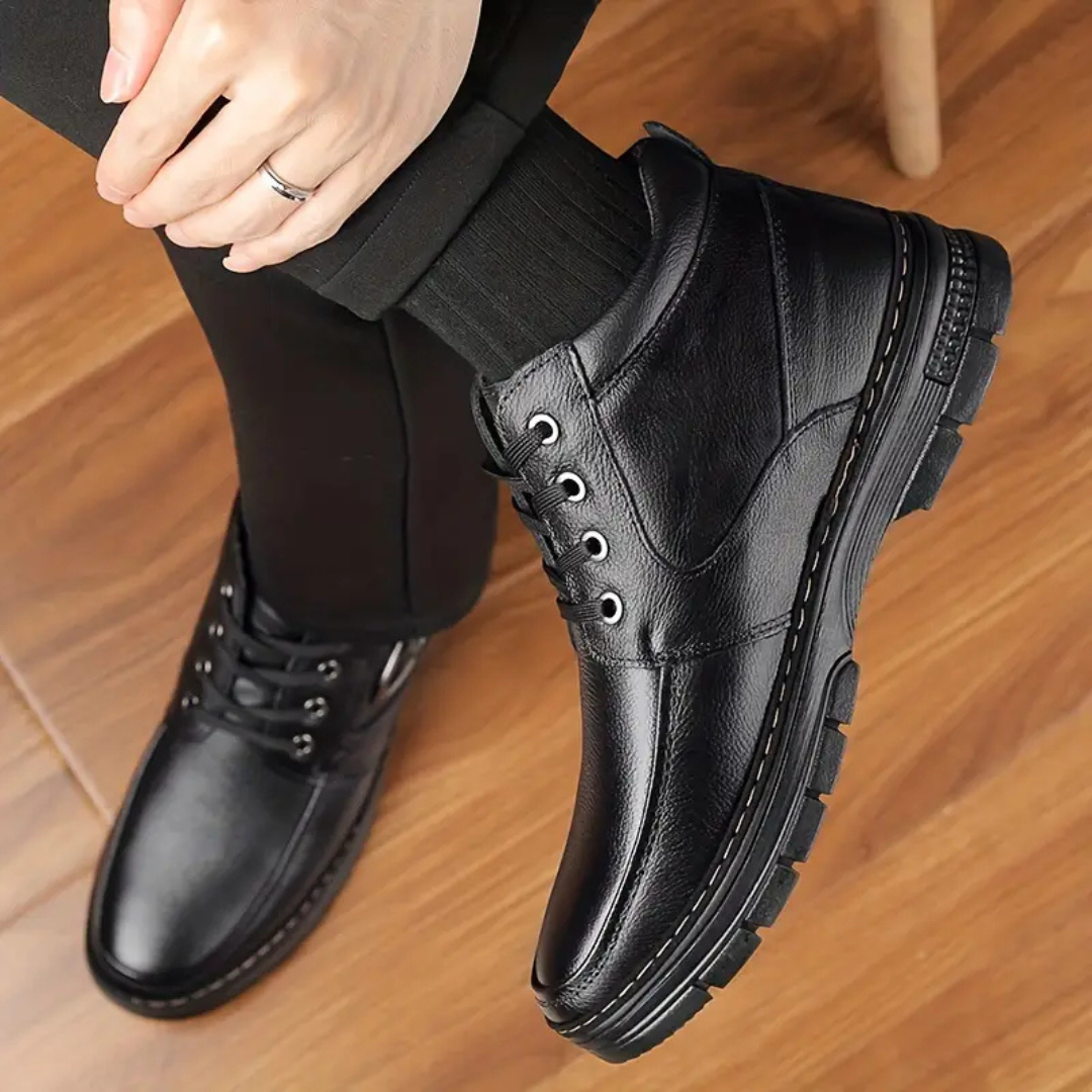 Amelia | Fleece Lined Leather Boots