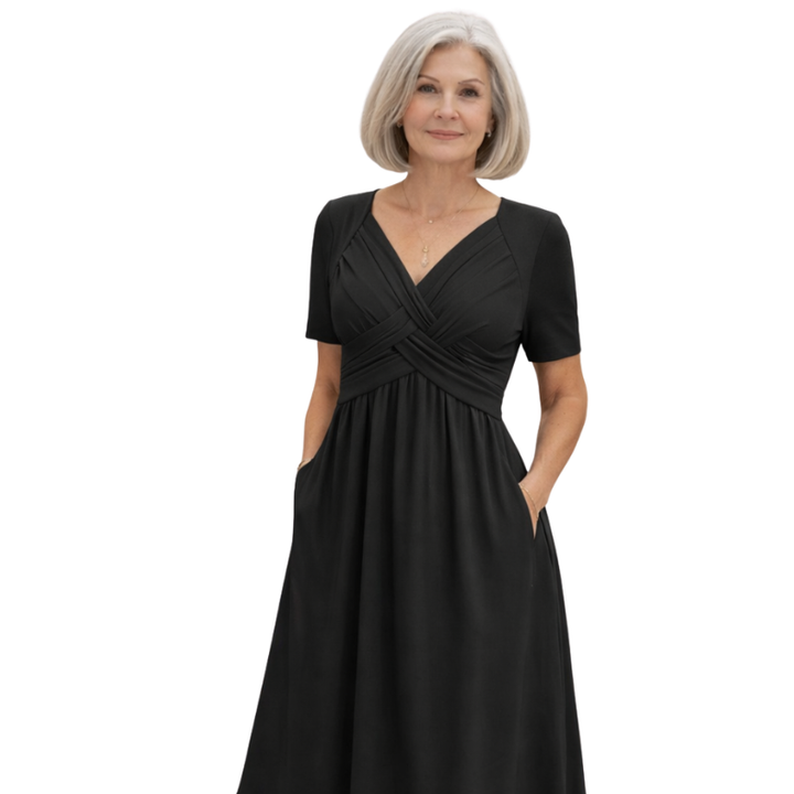 Midi Dress with Tummy Control