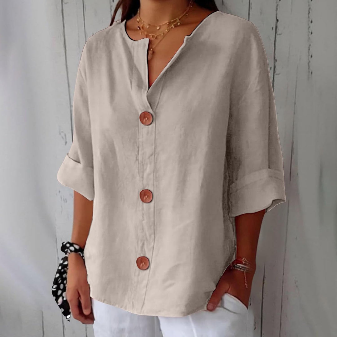 Nona - Loose-fitting Summer Blouse