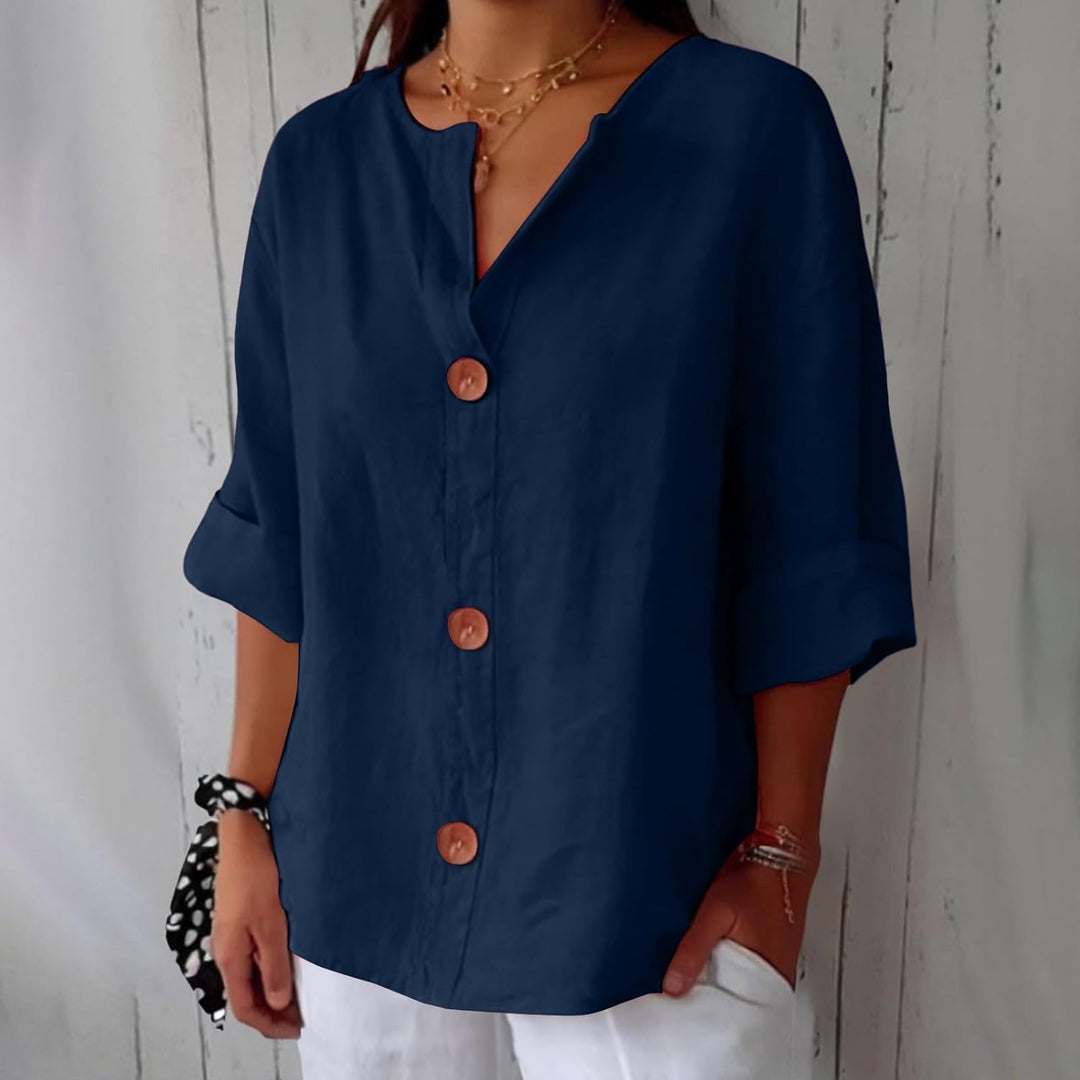 Nona - Loose-fitting Summer Blouse