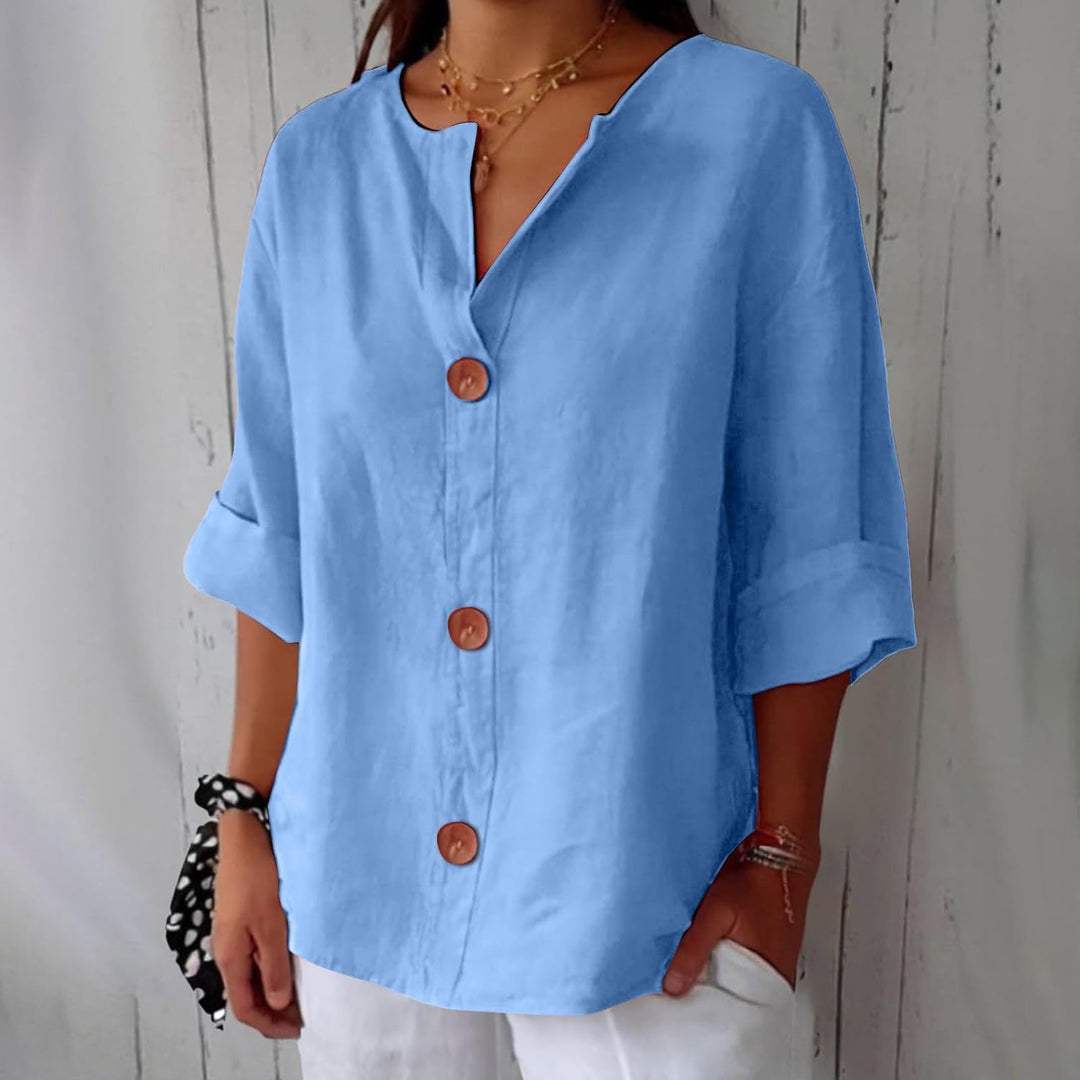 Nona - Loose-fitting Summer Blouse