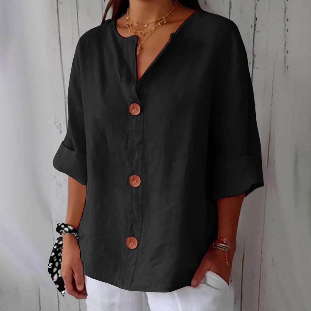 Nona - Loose-fitting Summer Blouse
