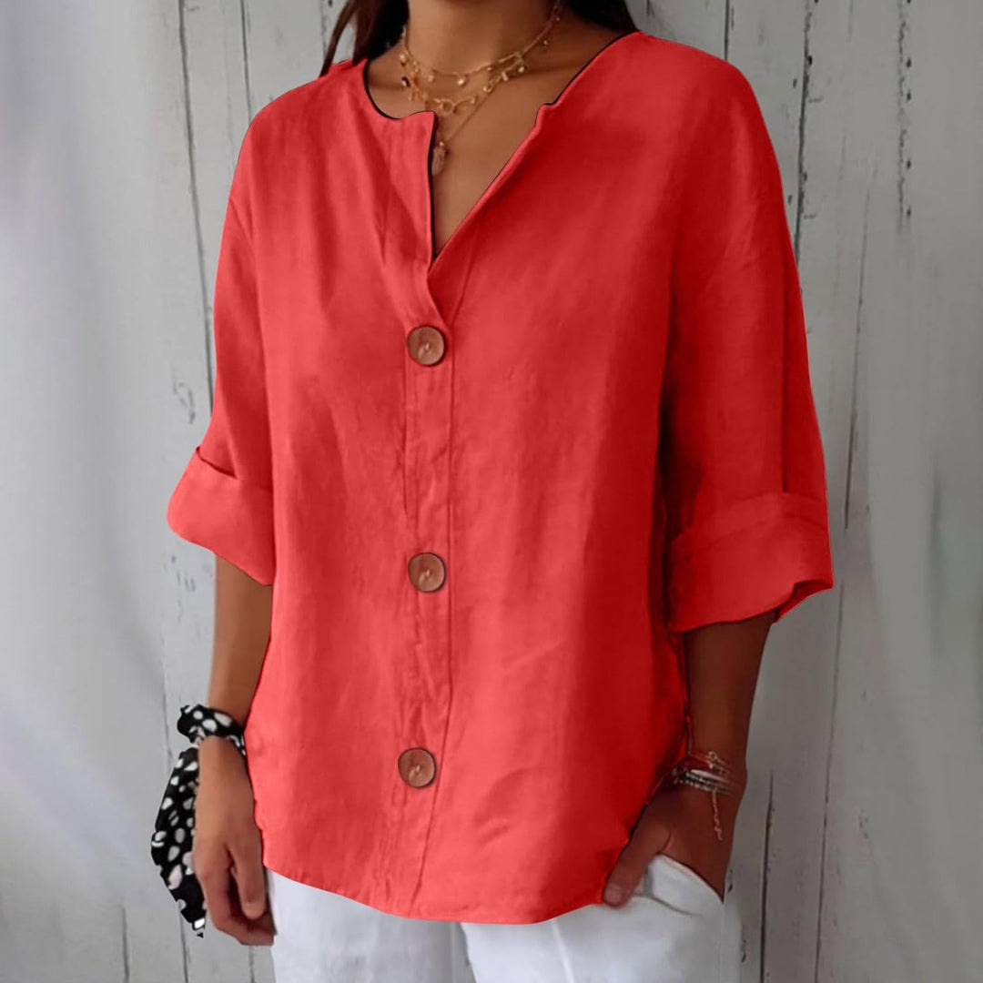 Nona - Loose-fitting Summer Blouse