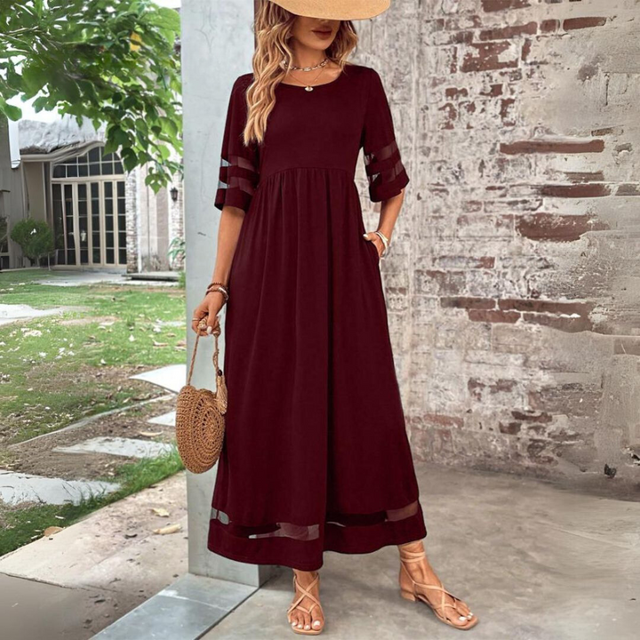 Aubrey™ – Figure-Enhancing Tummy-Control Midi Dress