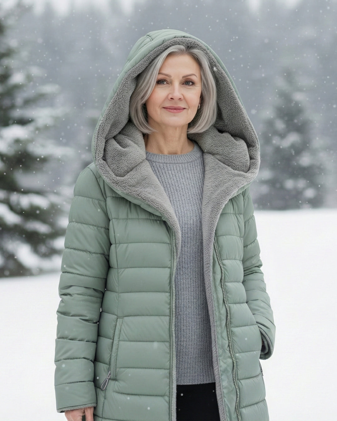 Camellia | Fleece Lined Puffer Coat