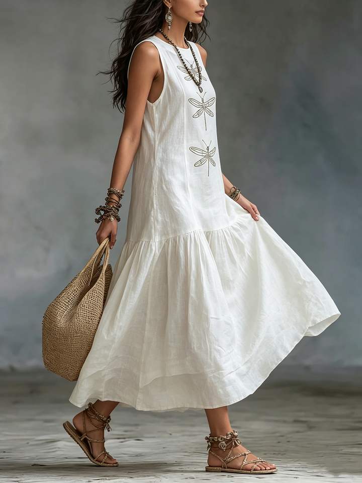 Amara - Elegant Sleeveless Maxi Dress