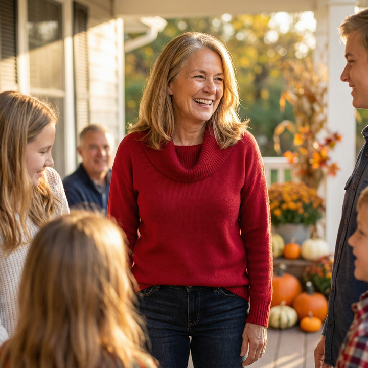 Yael | Soft Cowl Neck Sweater