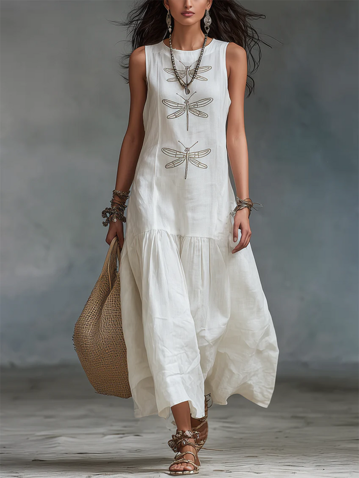 Amara - Elegant Sleeveless Maxi Dress