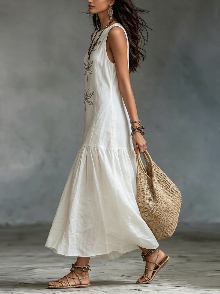 Amara - Elegant Sleeveless Maxi Dress