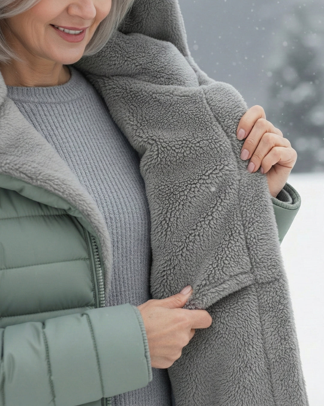 Carol | Fleece Lined Puffer Coat
