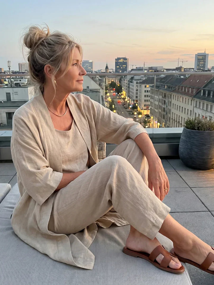 Hazel | Lightweight Linen Set