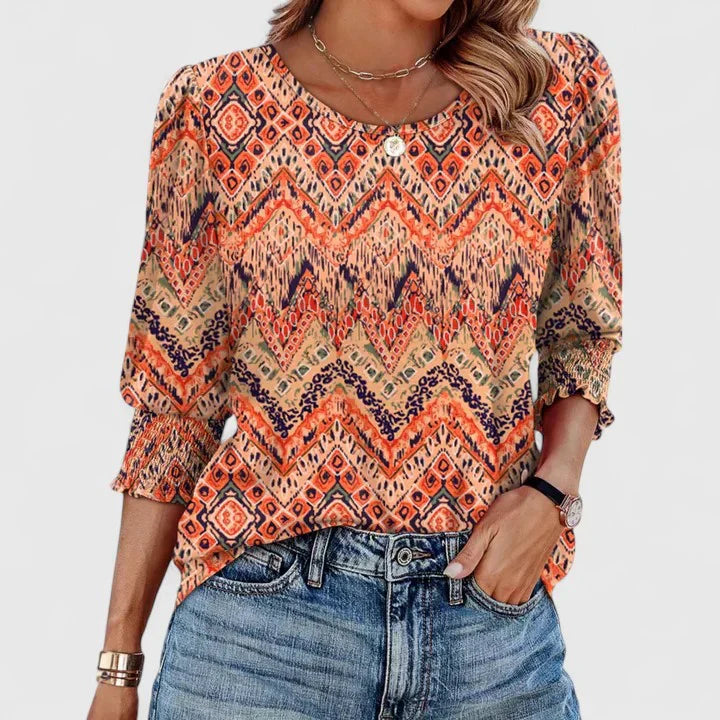 Solara | Elegant Smocked Top