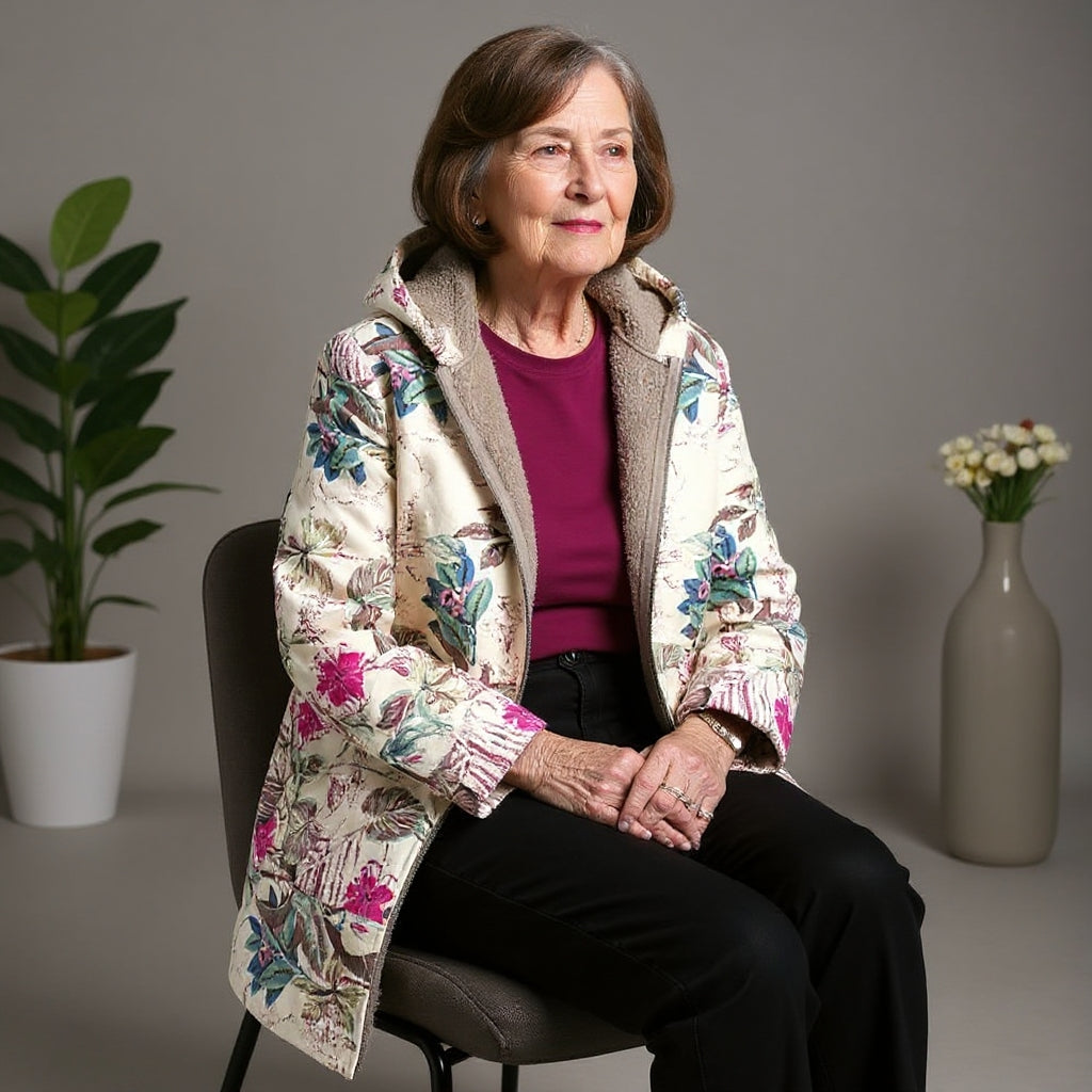 Emery™ | Floral Fleece Jacket