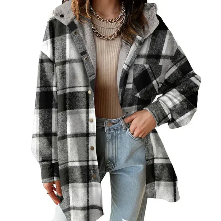 Premium Flannel Hooded Jacket