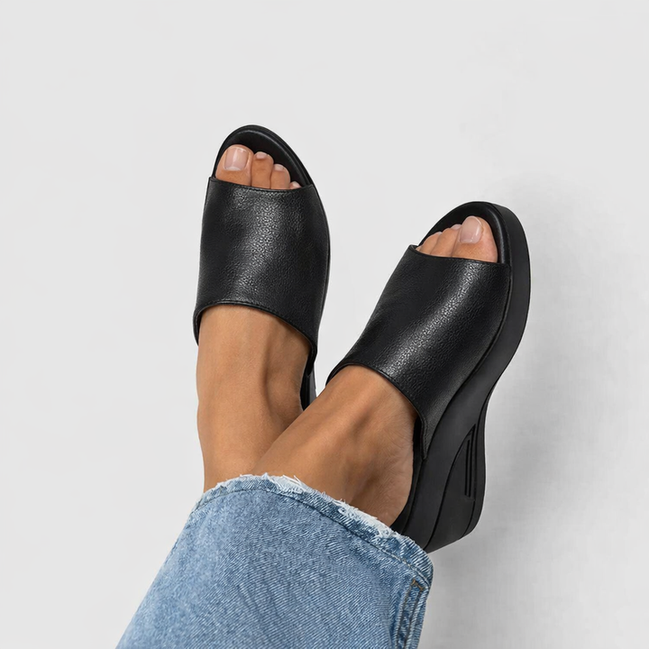 Orthopedic Slip-on Wedge Sandals