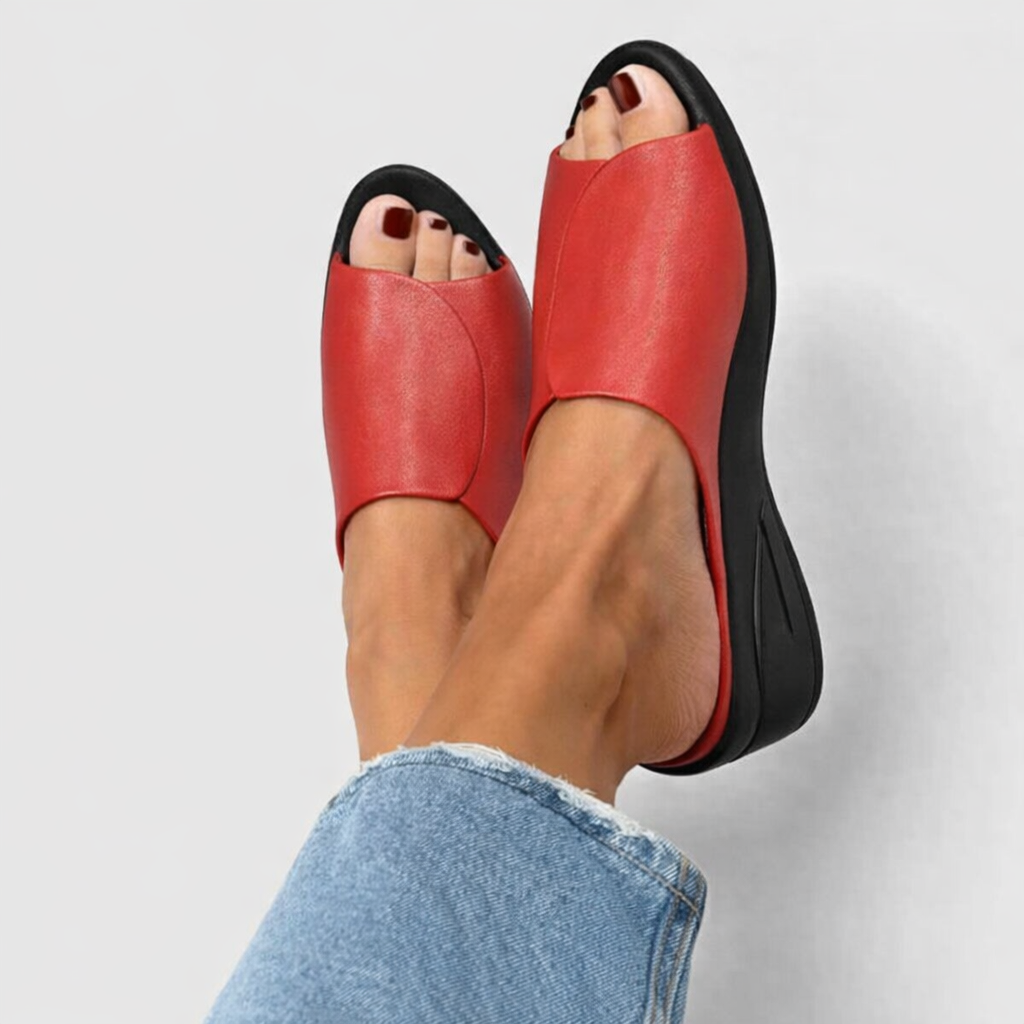 Orthopedic Slip-on Wedge Sandals