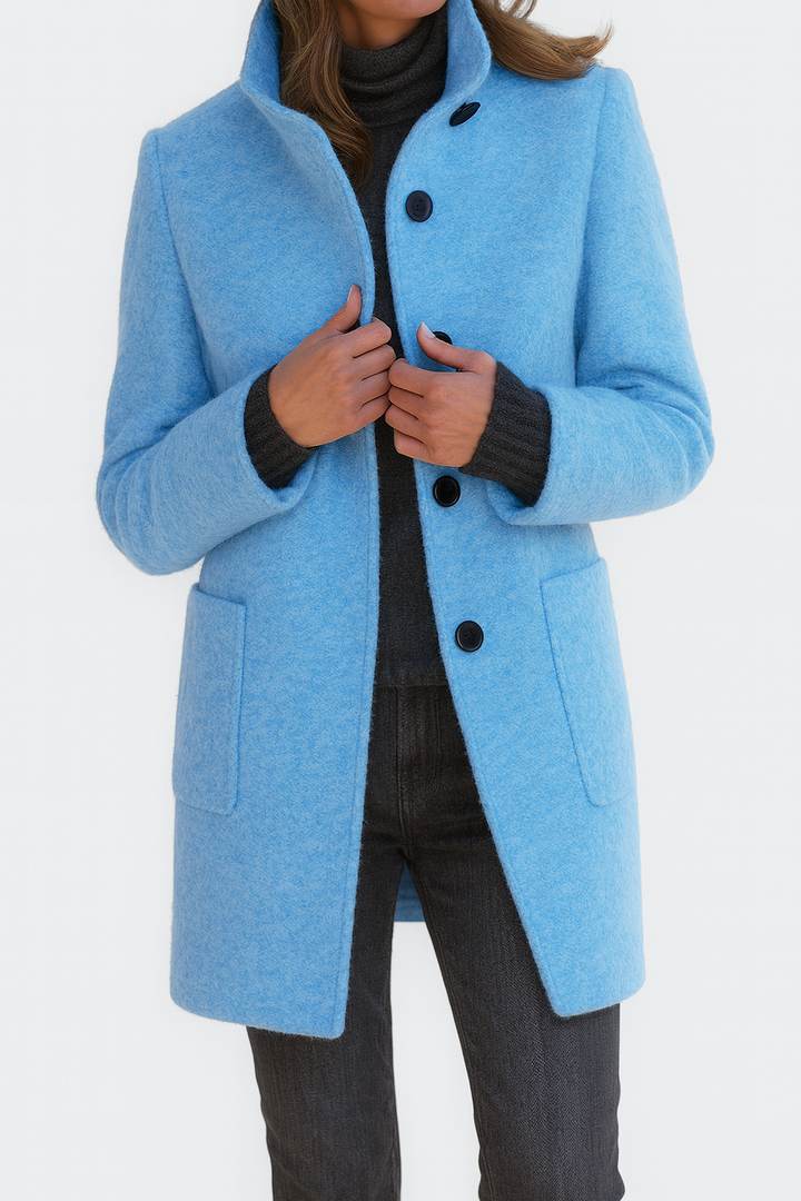Anna | Elegant WinterCoat with High Collar