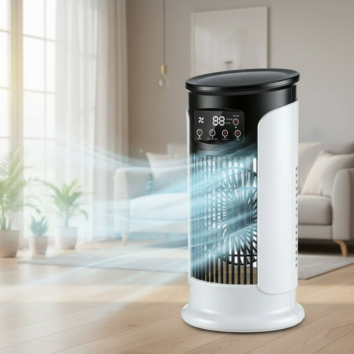 FreshWind 3-in-1 Air Cooler, Humidifier & LED Light Combo