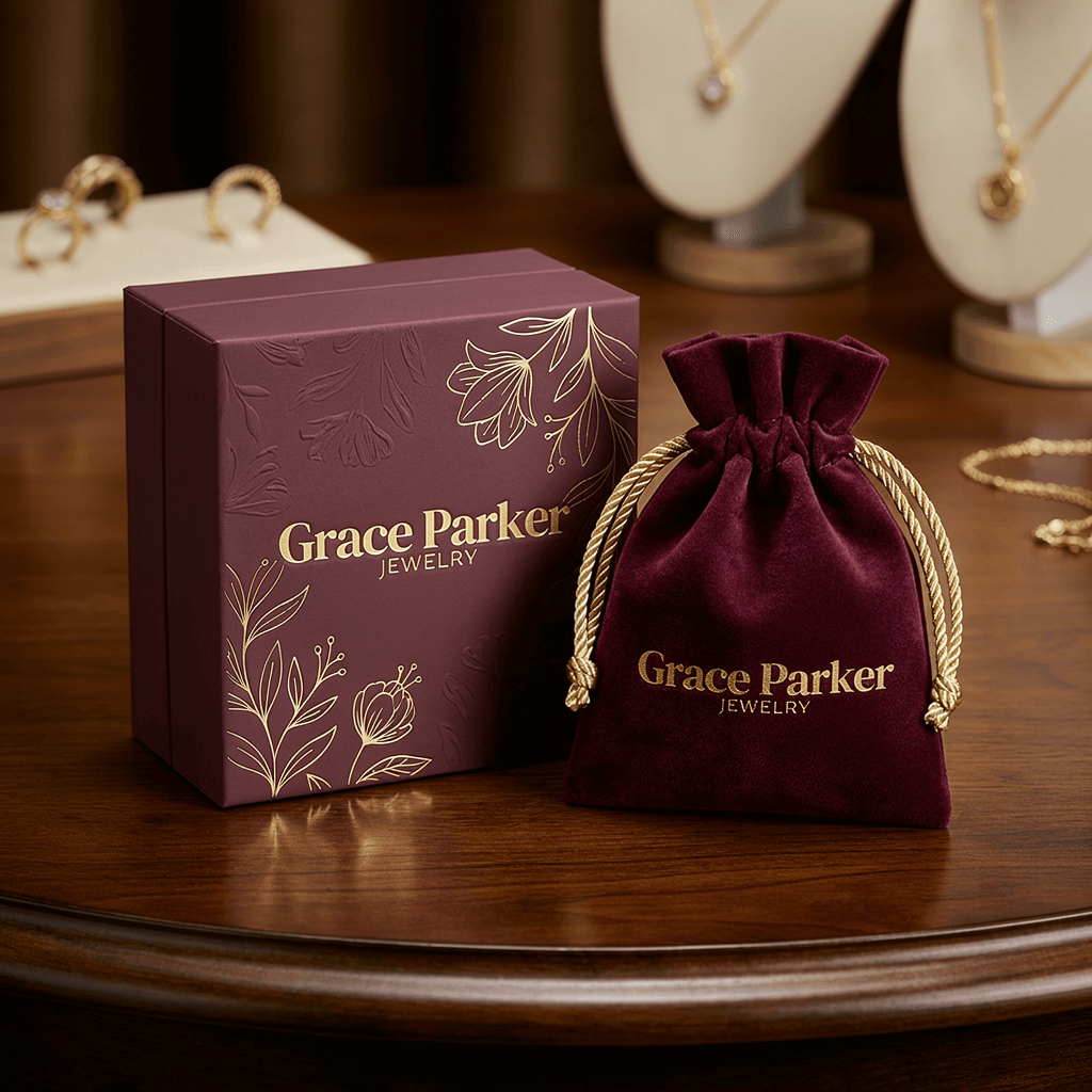 Silver Leaf Chain Earrings & Necklace Set